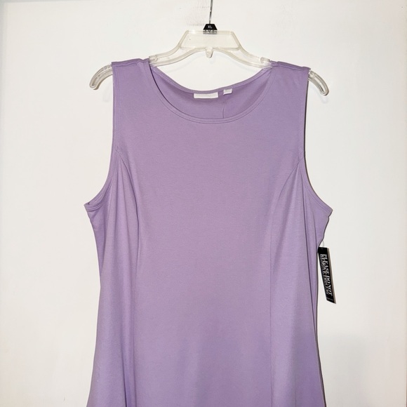 New York & Co. Sleeveless Lavender and Black Dress NWT SZ XL - Picture 3 of 9